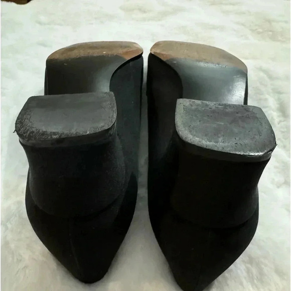 Stuart Weitzman Vintage Bow Rhinestone Heels 80’s 7 1/2 Holiday Sparkle Bridal - Picture 7 of 16